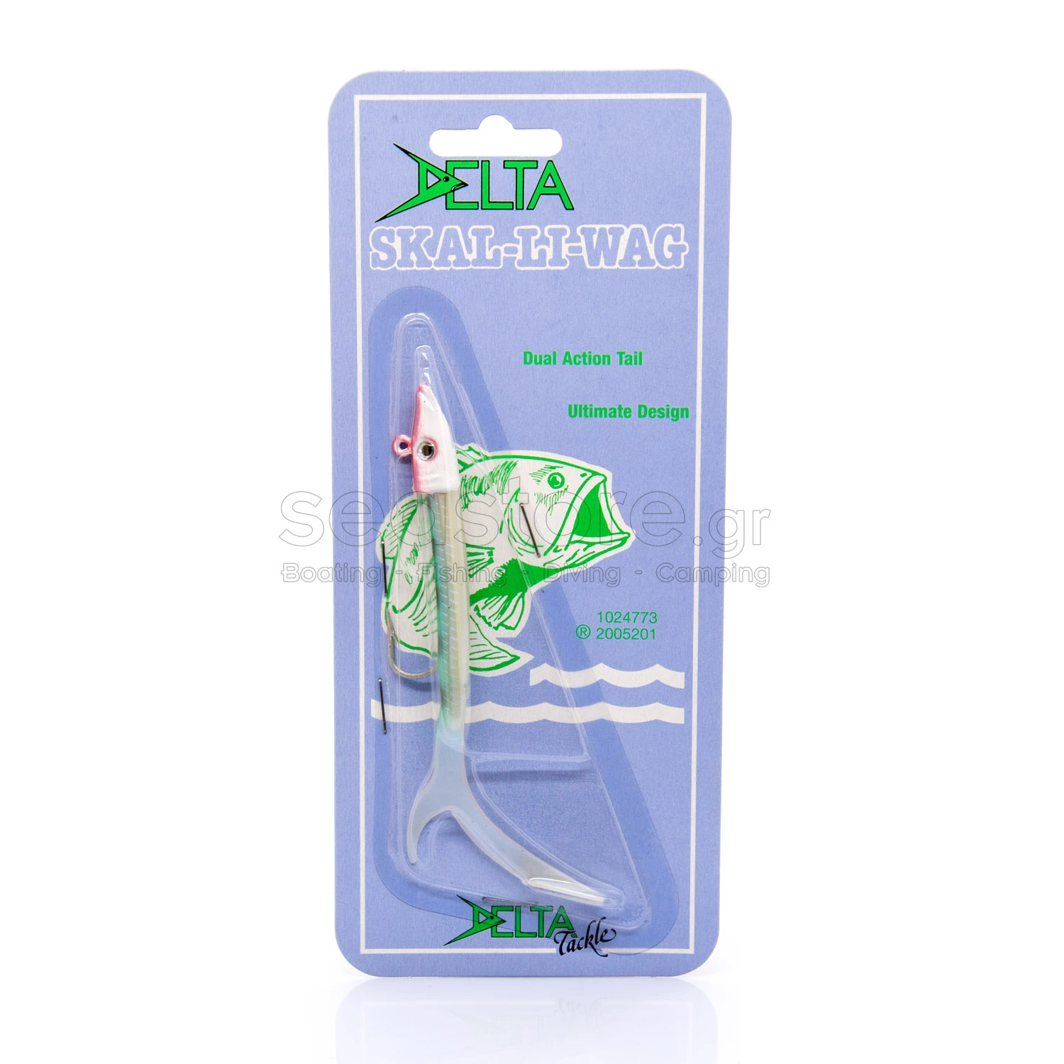 Ψαράκι σιλικόνης Delta Jig Skal-li-wag Red Head 13cm 14gr 3 Ψαράκι σιλικόνης Delta Jig Skal-li-wag Red Head 13cm 14gr - Image 3