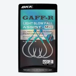 Αγκίστρια Assist BKK GAFF-R Light Slow Fall Medium No1 9 Αγκίστρια Assist BKK GAFF-R Light Slow Fall Medium No1 -Βοηθητικά Αλιείας πωλήσεων 013602 1 1