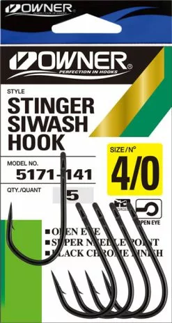 Αγκίστρια Owner Stinger Siwash No3/0