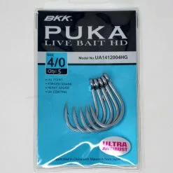 Αγκίστρια BKK Puka Live Bait HD No8/0 3τμχ