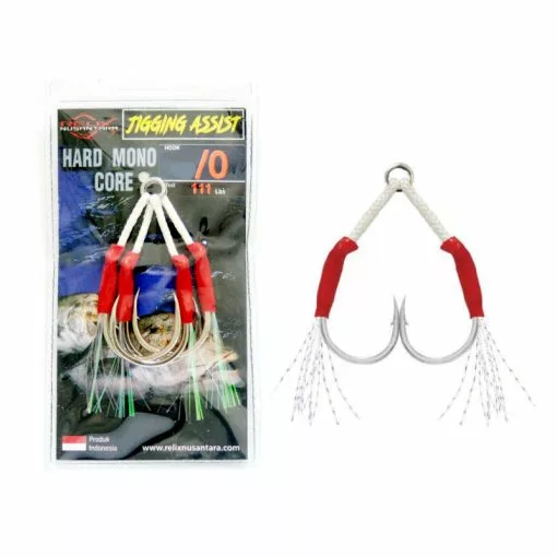 Αγκίστρια Assist Relix διπλό Jigging 2τμχ 4.7cm No2/0 -Βοηθητικά Αλιείας πωλήσεων 016928 1